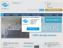Tablet Screenshot of cfm.lu